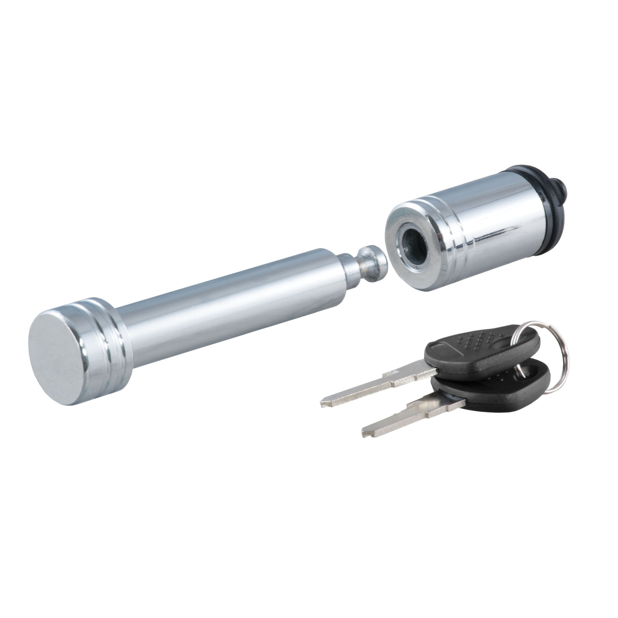 Curt Manufacturing, 5/8in. Hitch Lock (2in. Receiver, Barbell, Chrome), Model# 23515